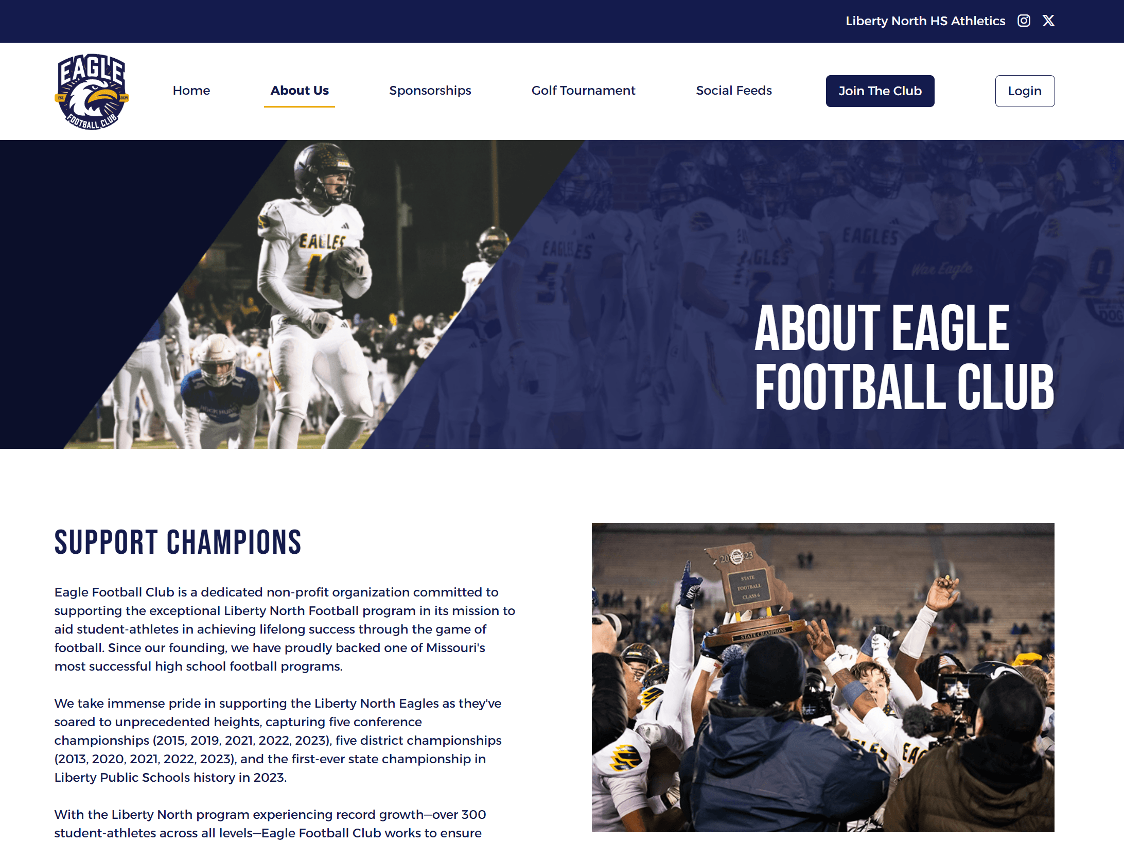 Eagle Football Club About Us