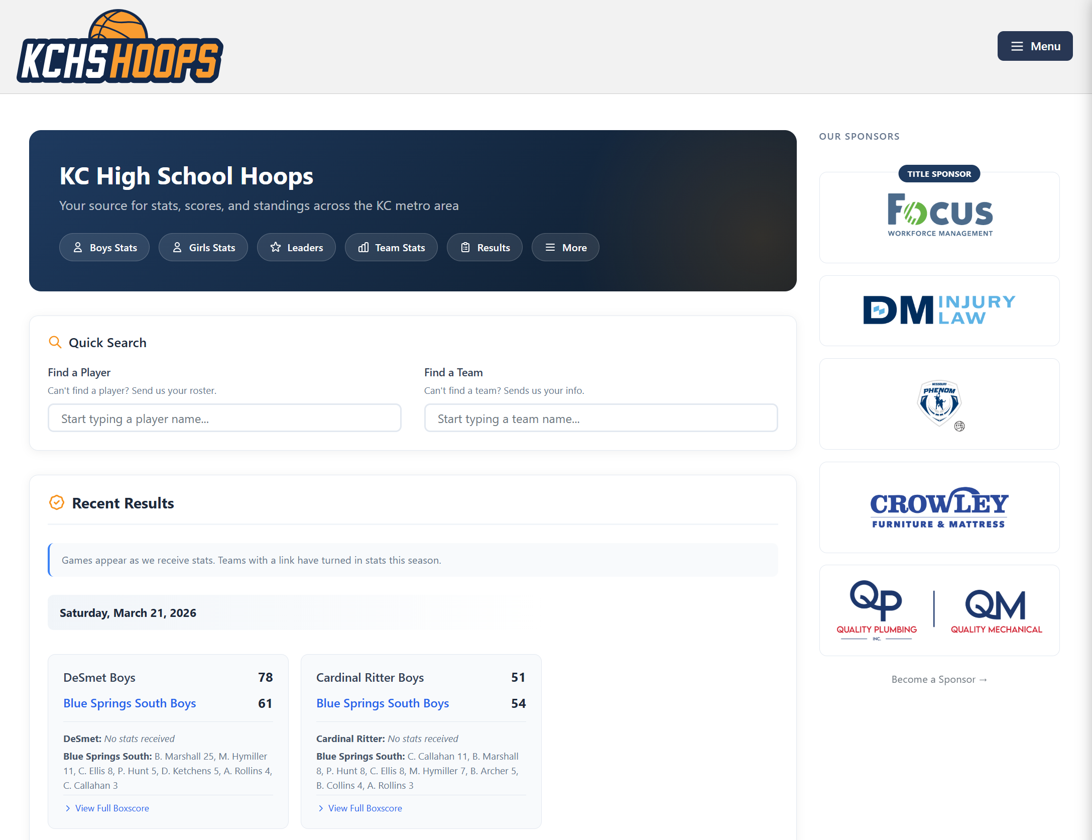 KC HS Hoops